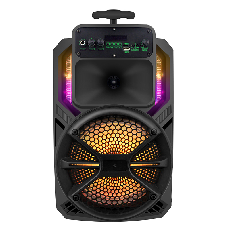 best usb charging battery powered bluetooth party speaker with karaoke mic