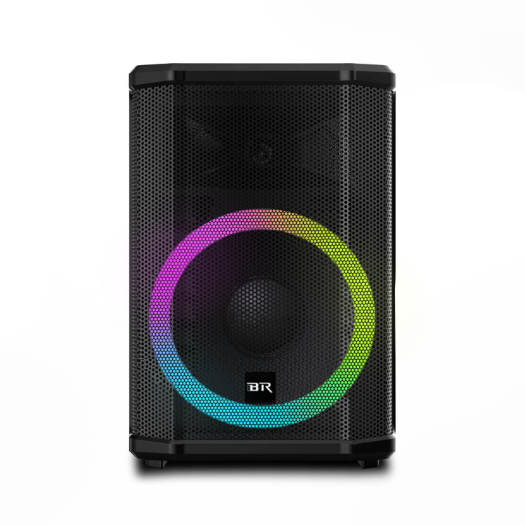 Thin rectangle design speaker cabinet 12 inch speaker light