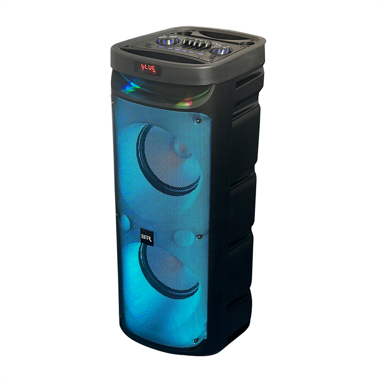 Custom portable bluetooth speaker with full frame lights QJ-1022