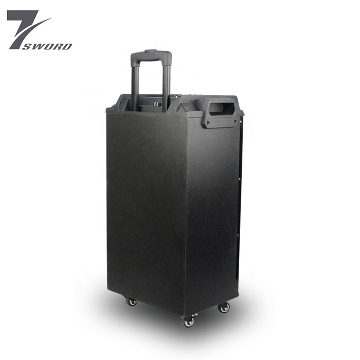 12 Inch Portable Stereo Trolley Super Bass Audio Speaker
