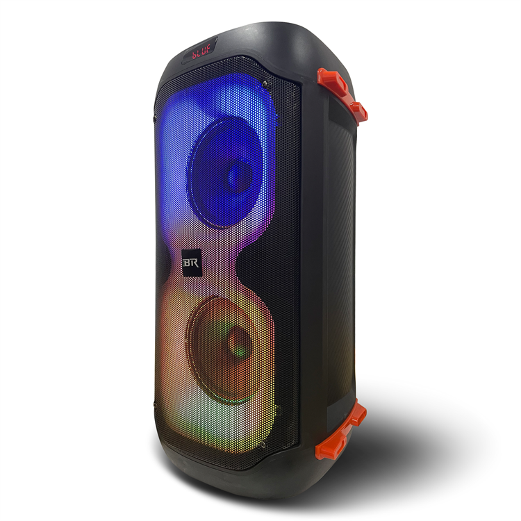 OEM Powerful outdoor portable battery speaker bluetooth with disco led lights QJ-8820