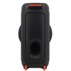 Unique design colorful led light dual 8 inch bluetooth portable karaoke speaker box