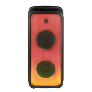 home use powerful outdoor portable flsahing light party sound speaker for karaoke system
