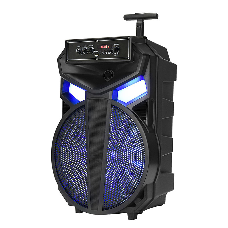 2022 Good Sale New Plastic Speaker with LED Lights for Outdoor
